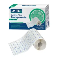 Curativo Filme Transparente Rolo 10cmx10m MTec - Missner