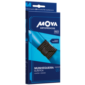 Munhequeira Elástica Preta Flex Mova – Tam. Único