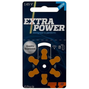 Bateria para Aparelho Auditivo Ref. 13 com 6 Unidades