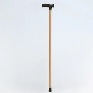 Bengala Ortopédica de Madeira com Cabo Plástico